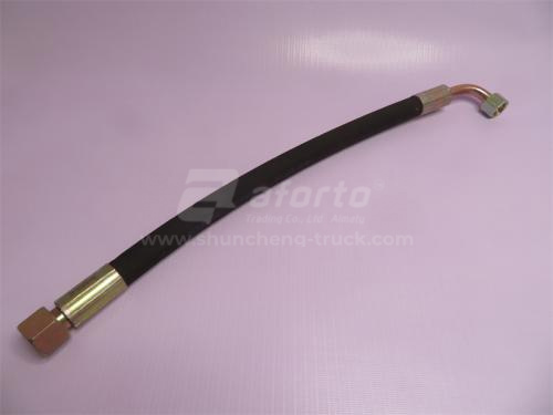 Шланг ГУР на насос SHAANXI L = 65см. (оригинал)