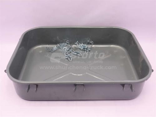 Крышка картриджа пылеуловителя воздушного фильтра нижняя железная HOWO