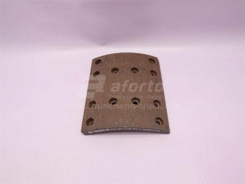Накладка колодки тормозной HOWO 2013/T5G/A7 195*220 12 отв QINYAN