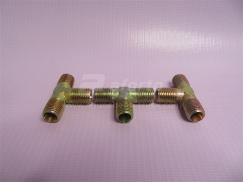 Резьбовое соединение тройник D = 12*12*12 внутрений конус/внутрений конус/внутрений конус