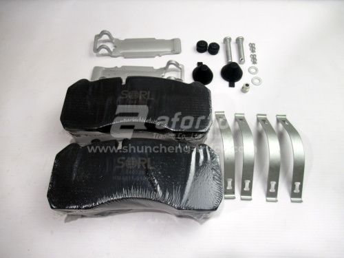 Колодки тормозные дисковые BPW, MAN, MERCEDES, DAF, SAF, SCHMITZ (29095)