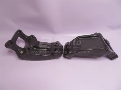 Кронштейн двигателя SHAANXI M3000/X3000 передний правый (оригинал)