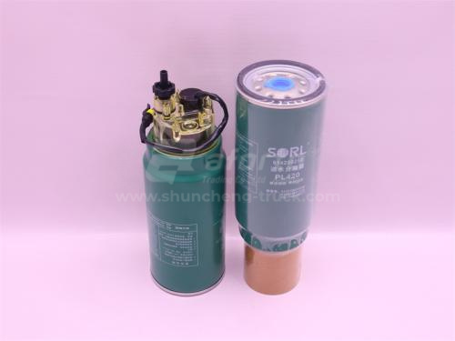 Фильтр топливный PL420 С датчик плоский розетка SORL