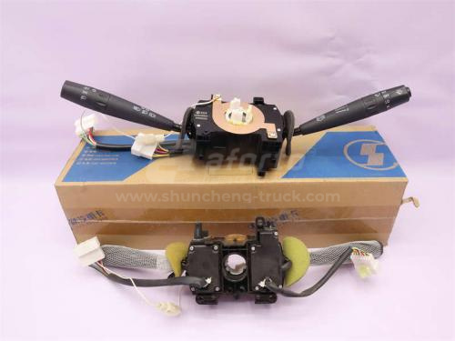 Переключатель света и поворотов подрулевой SHAANXI X3000 с проводком (оригинал)