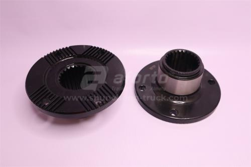 Фланец кардана SHAANXI 180/85/24/4 (диаметр /высота/шлицы /отверстия)