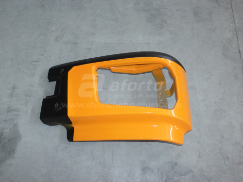 Бампер SHAANXI X3000/X5000 2019 самосвал металлический серебристо-серый левая