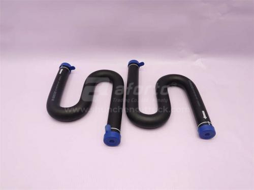 Патрубок печки SHAANXI X3000/X5000 (оригинал)