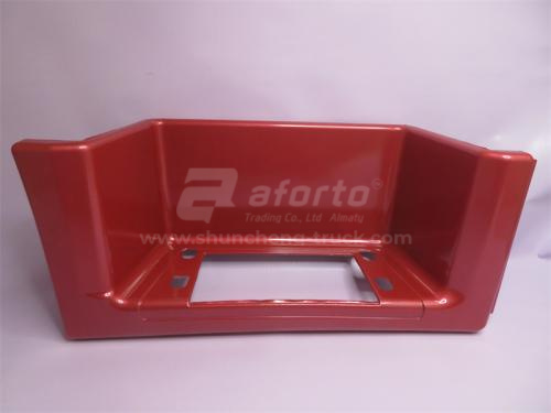 Щиток подножки HOWO 2010 (самосвал) красный левый