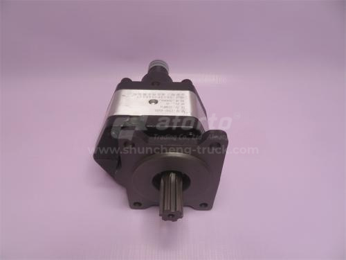 Гидронасос подъёма кузова HOWO 68H правого вращения (выход сзади)