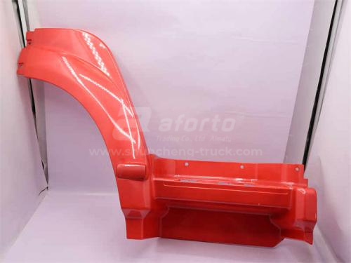 Крыло HOWO 2008 переднее правое (передняя часть) красное