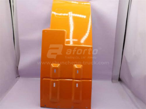 Брызговик SHAANXI M3000/X3000 переднего колеса желтый левый новая модель