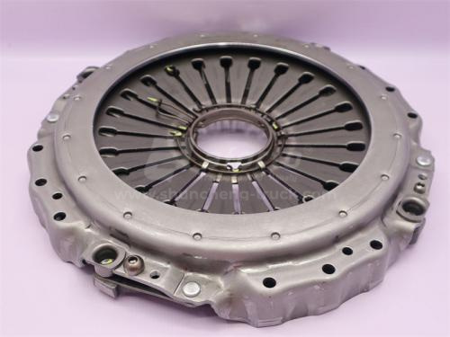 Корзина сцепления D = 430 SHAANXI X3000/L3000 (упорное кольцо D=90 с шестью когтями) (оригинал)