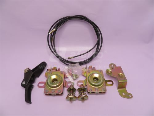 Замок капота в сборе с тросом SHAANXI F3000