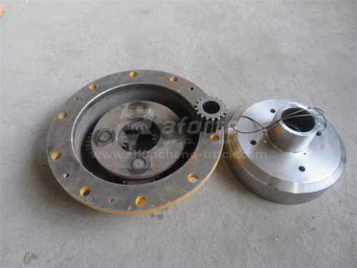 Редуктор бортовой в сборе XCMG ZL50GN/GL с шестерней бортового редуктора коронной 26mm