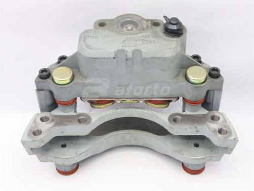 Суппорт тормозной левый в сборе HOWO 2013 (оригинал)