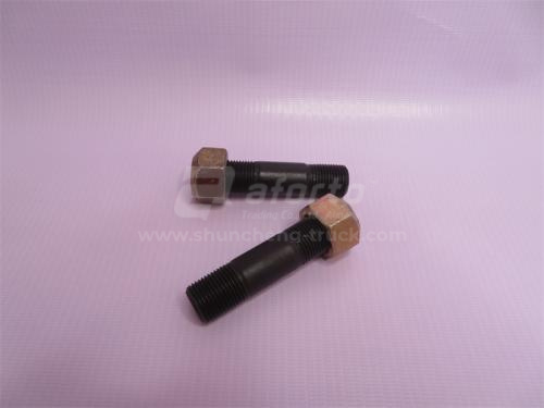 Шпилька 18*80*1.5 HOWO шкворня с гайкой QINYAN