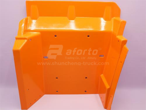 Щиток подножки SHAANXI F3000 (самосвал) левая желтый