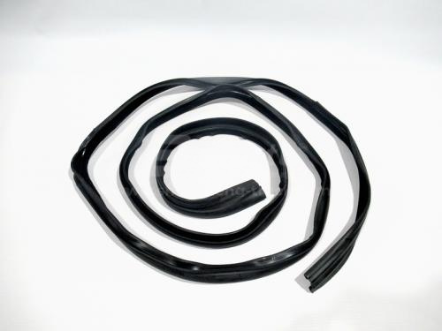 Резинка уплотнительная стекла дверни снаружи SHAANXI X5000 левая (оригинал)