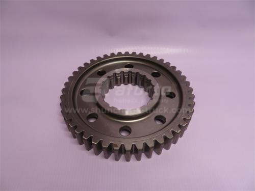 Шестерня КПП HW15710/19710 вторичного вала задней передачи Z=44 новая модель