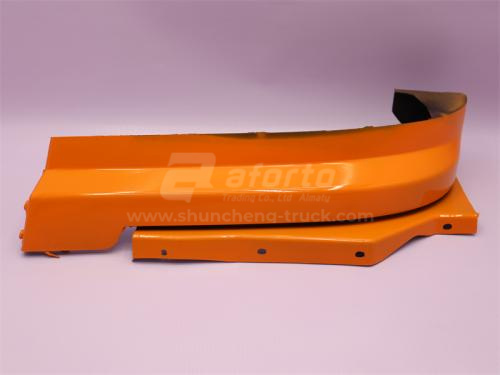 Заглушка бампера SHAANXI F2000 левая желтый