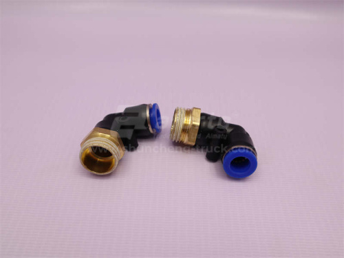 Фитинг воздушный угловой резьба=04=1/2=20mm под трубку Ф10 (металл+пластик) LPL