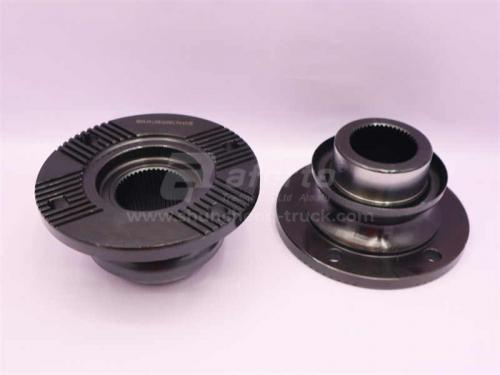 Фланец моста HOWO 2009 среднего 180/90/46/4 (диаметр /высота 90mm/шлицы /отверстия)