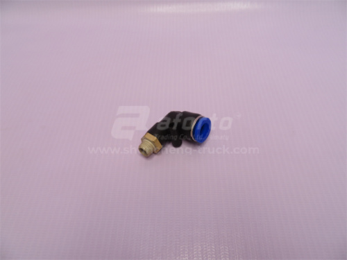 Фитинг воздушный угловой резьба=01=1/8=10mm под трубку Ф10 (металл+пластик) LPL