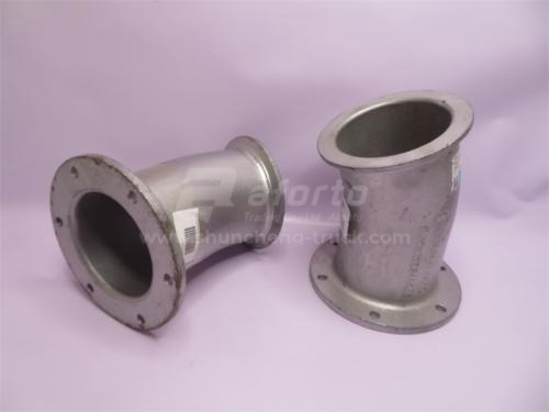 Труба выхлопная (к гофре) SHAANXI X3000