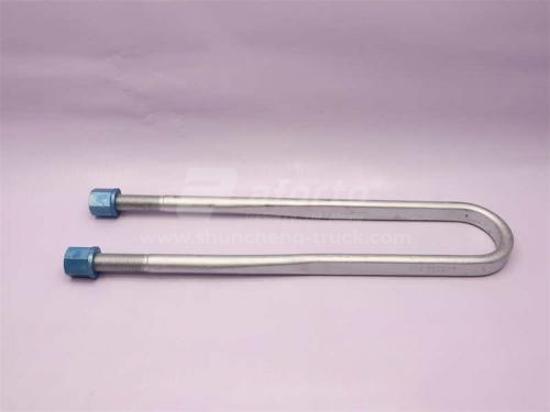 Стремянка рессоры HOWO задней (оригинал)