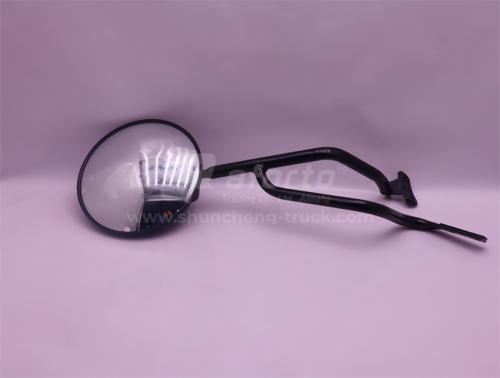 Зеркало SHAANXI F3000 нижнего вида (малое круглое) с кронштейном (оригинал)