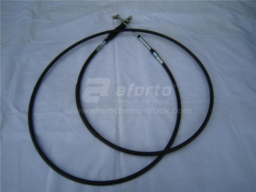 Трос переключения передач КПП SHAANXI 4.1m черный