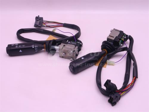 Переключатель света и поворотов подрулевой SHAANXI F2000 (оригинал)