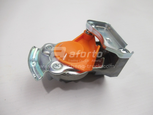 Соединительная головка на прицеп желтая с клапаном M22х1.5 УНИВЕРСАЛЬНОЕ 4522002120