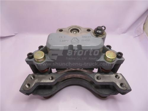 Суппорт тормозной левый в сборе HOWO 2013