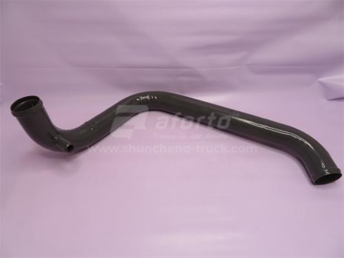 Трубка системы охлаждения HOWO металлический L -образный 0212