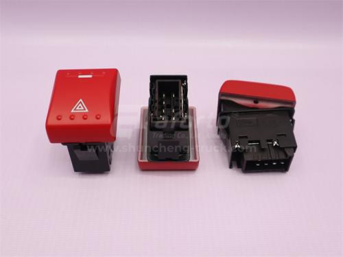 Переключатель щитковый SHAANXI X3000 аварийной сигнализации (оригинал)