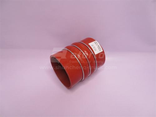 Патрубок интеркулера 100*130 (3 стяжки)  HOWO