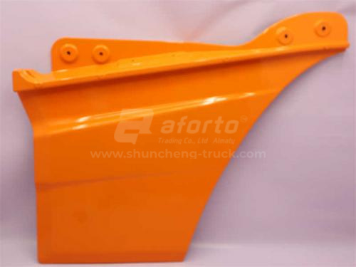 Накладка дверная SHAANXI X3000/X5000 наружная желтый левая