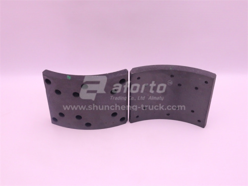 Накладка колодки тормозной Автобус 190*155*14.5 12 отв.