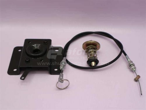 Замок капота в сборе с тросом HOWO 70T (оригинал)