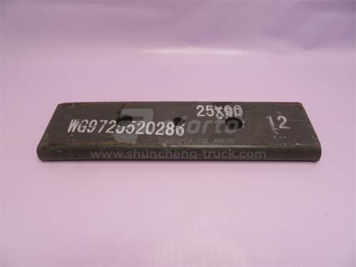 Лист рессоры HOWO 286 задней №12 - 25мм длина 330мм