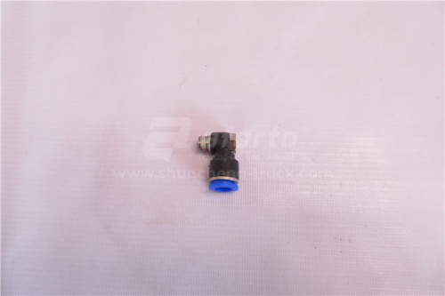 Фитинг воздушный угловой резьба=01=1/8=10mm под трубку Ф10 (металл+пластик) LPH