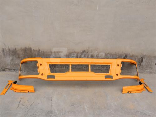 Бампер SHAANXI F3000 металлический желтый (хорошее качество)