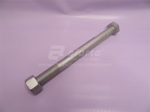 Болт подушки рессоры 22*260*1.5 HOWO/TX с гайкой (хорошее качество)