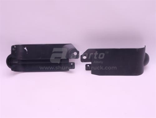 Боковая накладка арки SHAANXI X3000 тягач задний черная левый