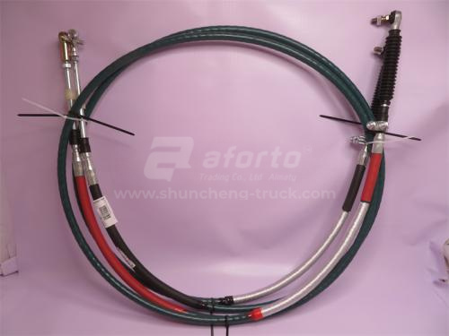 Трос переключения передач КПП HOWO 2010 3.3/3.4 метра (хорошее качество)