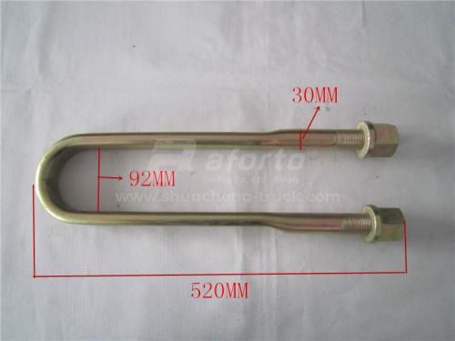 Стремянка рессоры FAW задней 30*500 (хорошее качество)    внутренний 500
