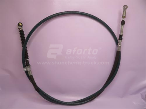 Трос переключения передач КПП JWZ 3.2 м красный (оригинал)