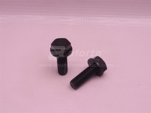 Болт с шляпкой 10*28*1.5 балансир коленвала передний WEICHAI WP12.430E201 (оригинал)