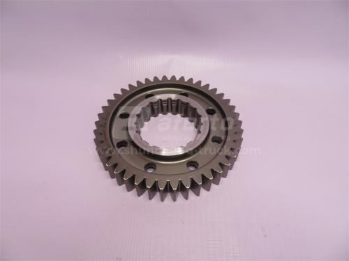 Шестерня КПП HW15710/19710 вторичного вала 3 передачи Z=46 новая модель